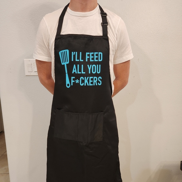Lustige Ofenhandschuhe & Topflappen – 2er Set, Hitzebeständig Bis 200°C, Mit Frechem Spruch, Geschenk Für Köche & Foodies
